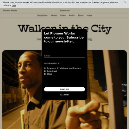 Walker in the City | Broadcast