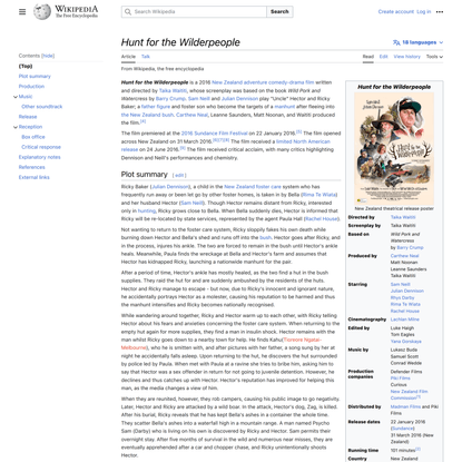 Hunt for the Wilderpeople - Wikipedia