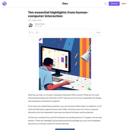 Ten essential highlights from human-computer interaction