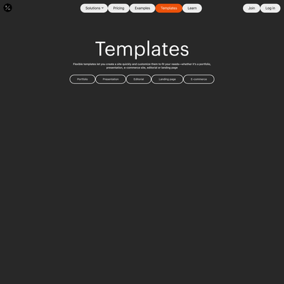 Readymag templates