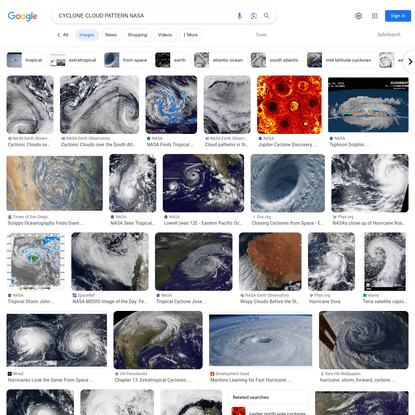 CYCLONE CLOUD PATTERN NASA - Google Search