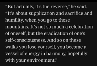 Julian Sands on being in nature