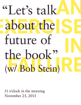 Let's Talk about the Future of the Book (with Bob Stein)