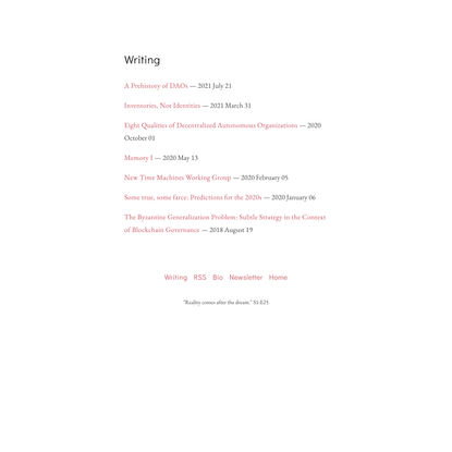 Writing - ourmachine.net