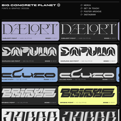 BIG CONCRETE PLANET