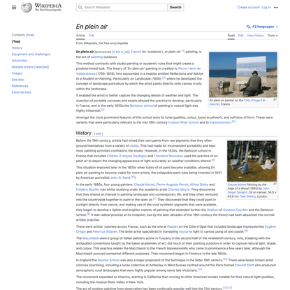 En plein air - Wikipedia