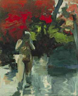 Girl Wading, Elmer Bischoff