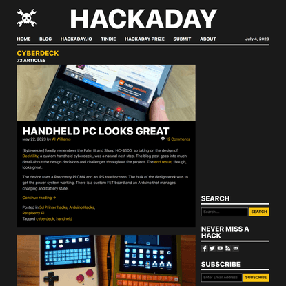 cyberdeck – Hackaday