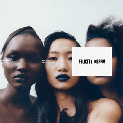 Vogue France | Felicity Ingram
