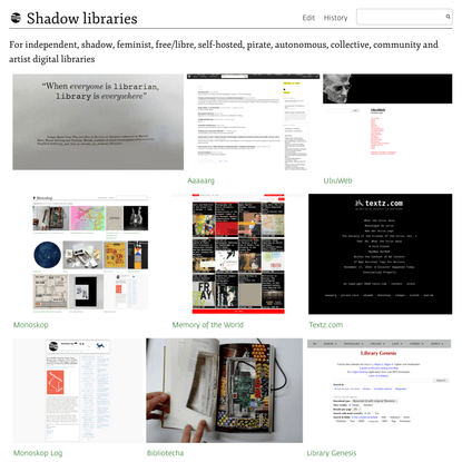 Shadow libraries - Monoskop