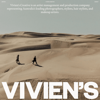 Vivien’s Creative | Creative Artist Management | Sydney, Perth