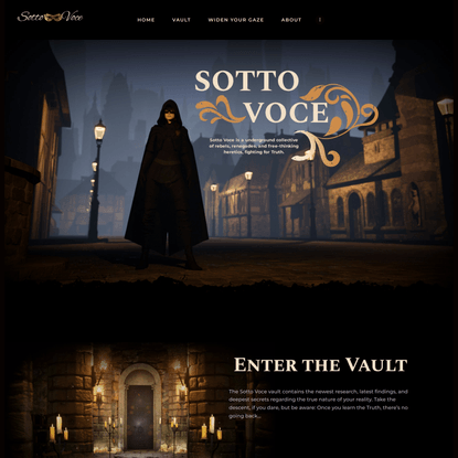 Homepage – Sotto Voce