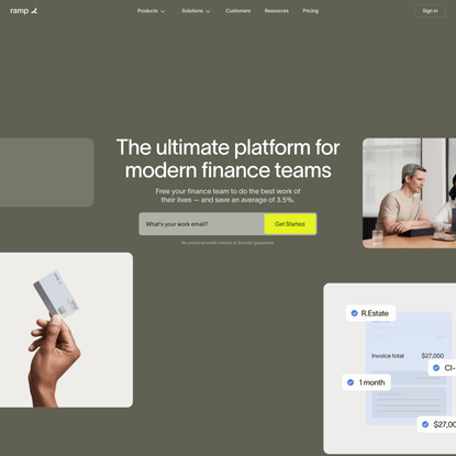 Ramp | The Ultimate Platform for Finance Operations and Finance Teams
