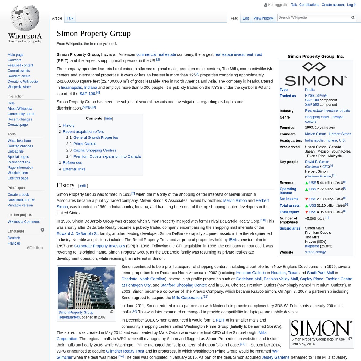 Simon Property Group Wikipedia — Are.na