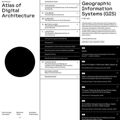 Geographic Information Systems (GIS) | Atlas of Digital Architecture