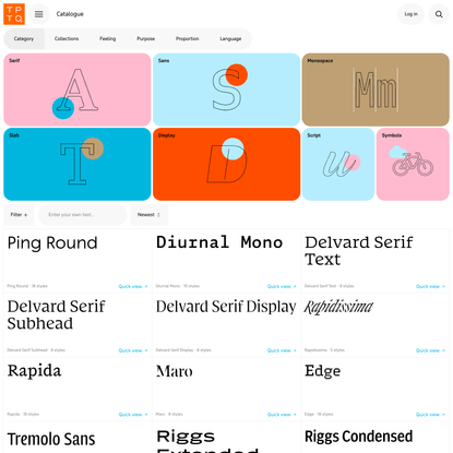 Typotheque type foundry - unique, high quality fonts for print and screens