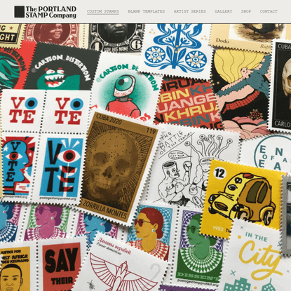 The Portland Stamp Company | Design & Print Your Own Stamps