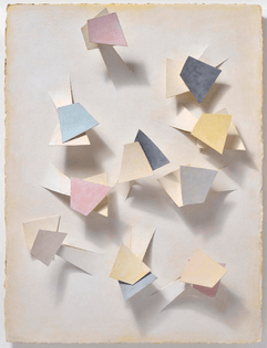 Arthur Luiz Piza, Untitled, 1980,  Acrylic, collage and incisions on paper.