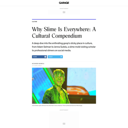 Why Slime Is Everywhere: A Cultural Compendium