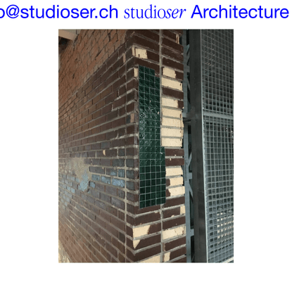 studioser - Architecture between Zurich, Barcelona and Lugano