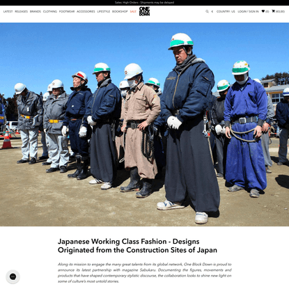 Japanese Working Class Fashion - Designs Originated from the Construction Sites of Japan