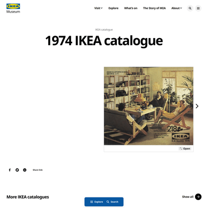 Browse the IKEA catalogue from 1974 - IKEA Museum