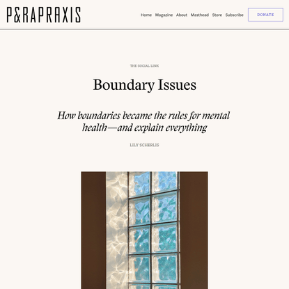Boundary Issues — Parapraxis