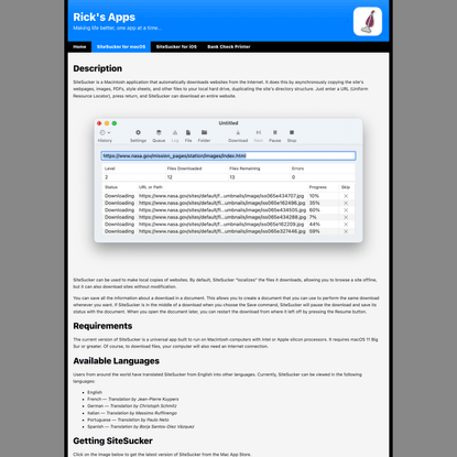 SiteSucker for macOS