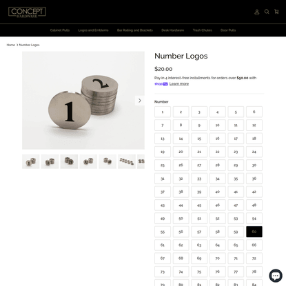 Number Logos | Concept Hardware