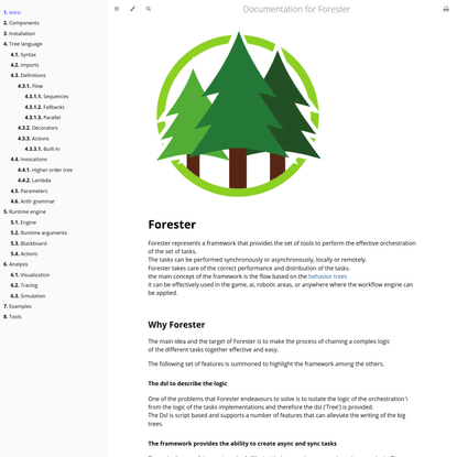 Intro - Documentation for Forester