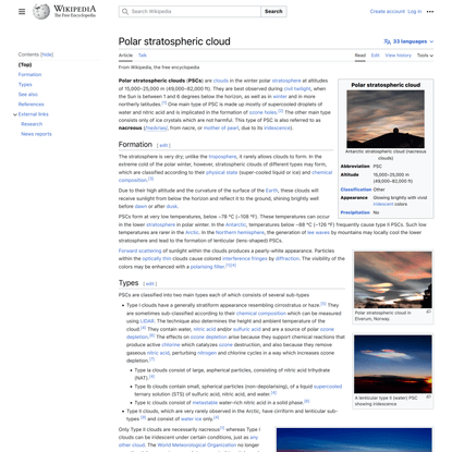 Polar stratospheric cloud - Wikipedia