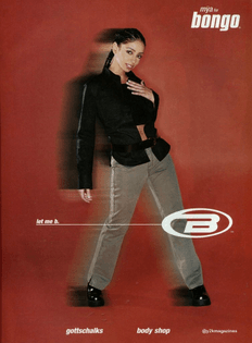 Mya for Bongo Jeans, 1999