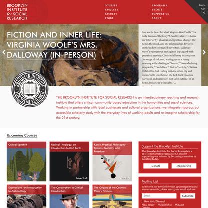 Brooklyn Institute for Social Research -