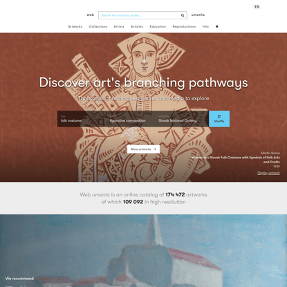 Web umenia