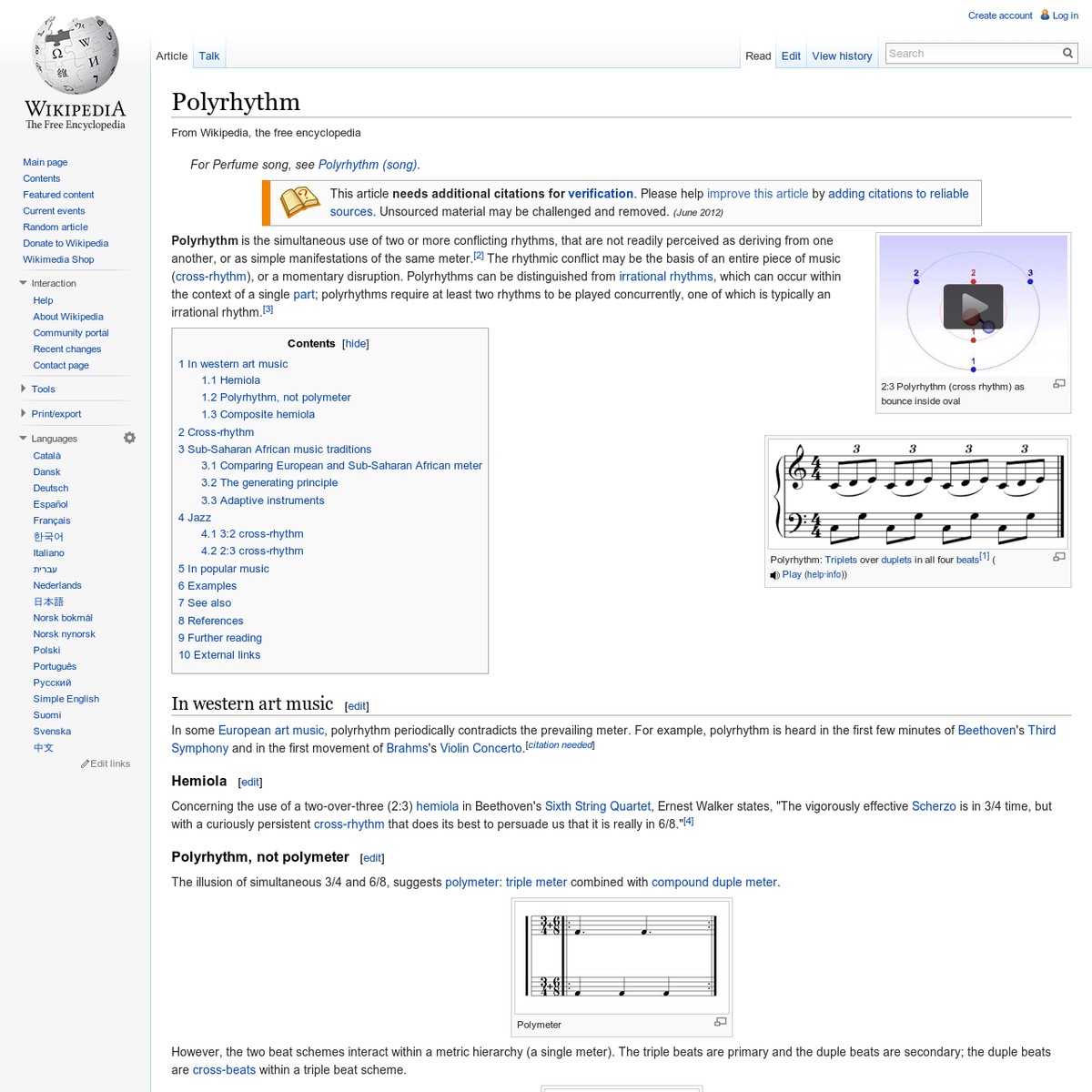 Polyrhythm Wikipedia The Free Encyclopedia Are na