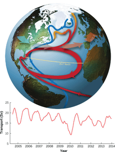 Observing the Atlantic Meridional Overturning Circulation yields a decade of inevitable surprises, M. A. Srokosz AND H. L. Bryden