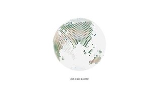 3D Globe Three.js with location pointer