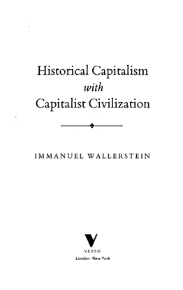 Wallerstein, Immanuel_Historical Capitalism (1983)