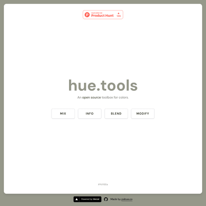 hue.tools