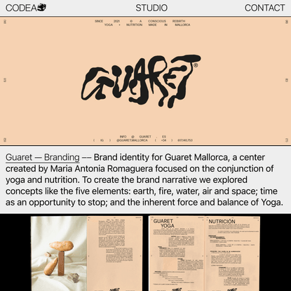 Guaret — The conjunction of yoga and nutrition – Codea Studio