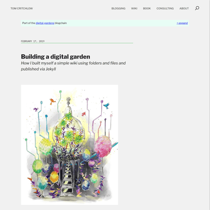 Building a digital garden