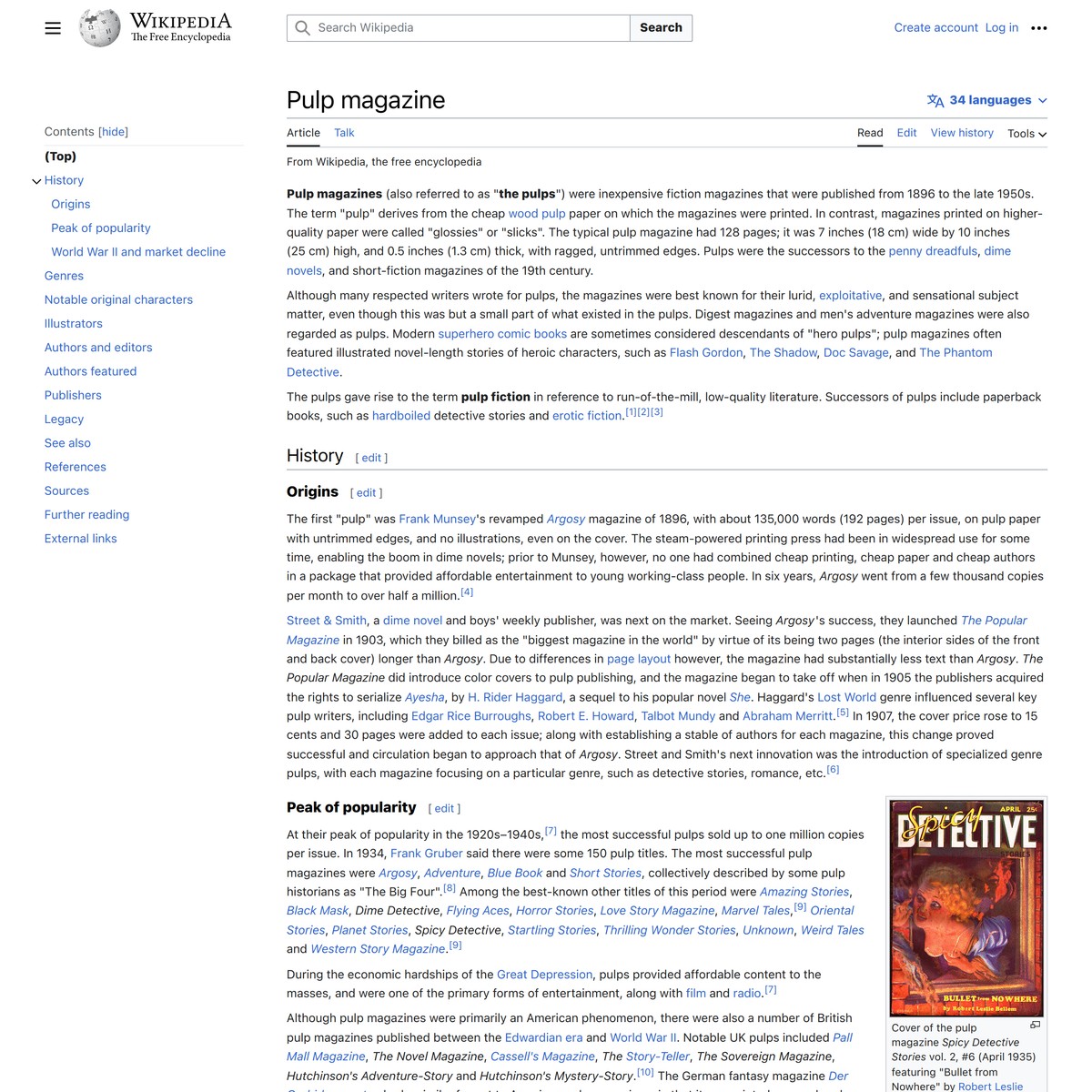 Pulp Magazine - Wikipedia — Are.na