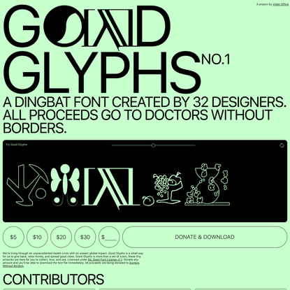 Good Glyphs