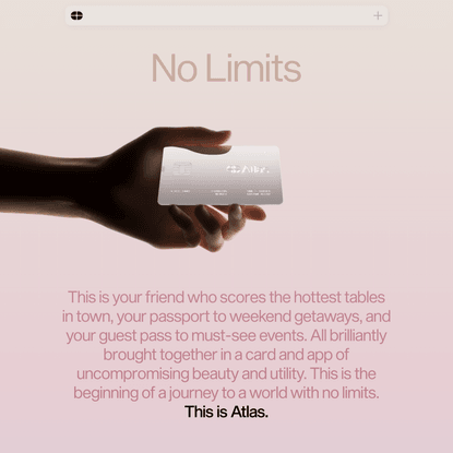 Atlas - Spending. Dining. Travel.
