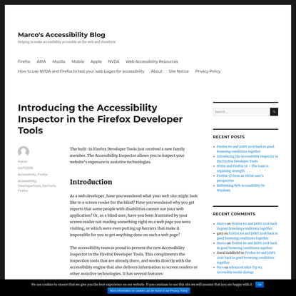 Introducing the Accessibility Inspector in the Firefox Developer Tools