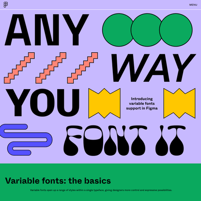Variable fonts support in Figma
