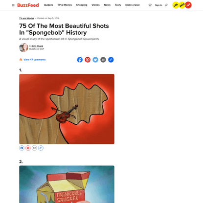 75 Of The Most Beautiful Shots In “Spongebob” History