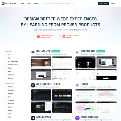 W3Design - A Web3 design pattern library