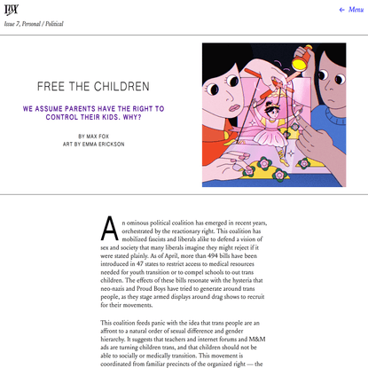 Free the Children - Lux Magazine