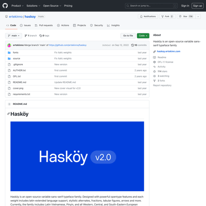 open source typefaces — Are.na
